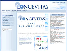 Tablet Screenshot of longevitas.co.uk